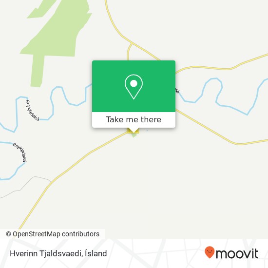 Mapa Hverinn Tjaldsvaedi