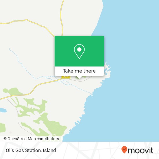 Olís Gas Station map