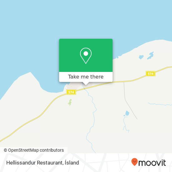 Hellissandur Restaurant map