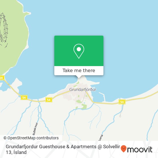 Grundarfjordur Guesthouse & Apartments @ Solvellir 13 map