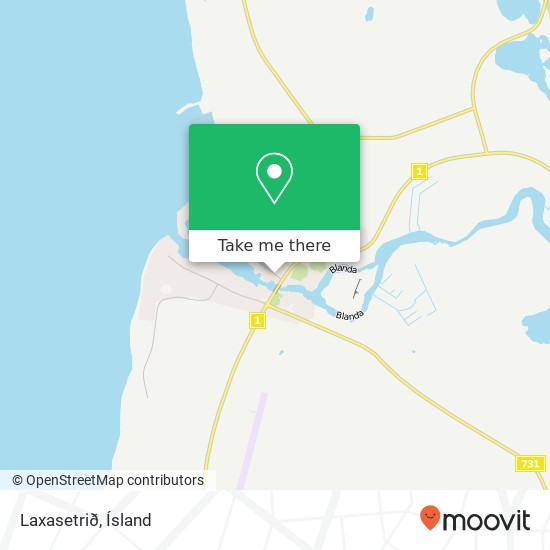 Mapa Laxasetrið