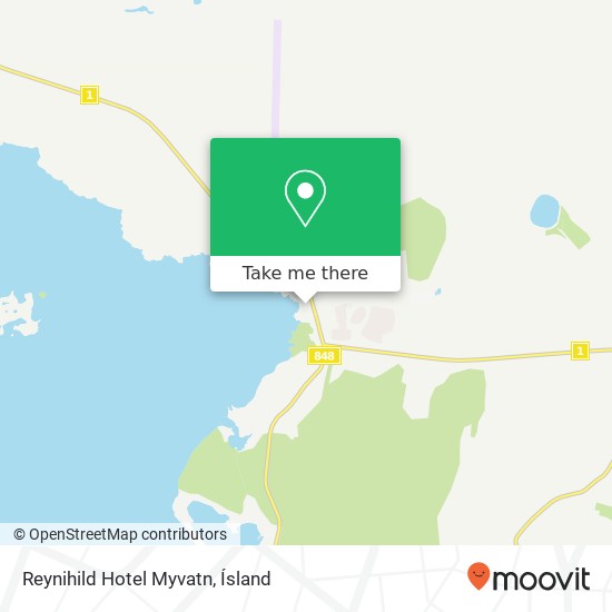 Reynihild Hotel Myvatn map