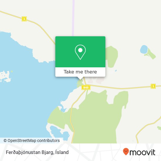 Ferðaþjónustan Bjarg map