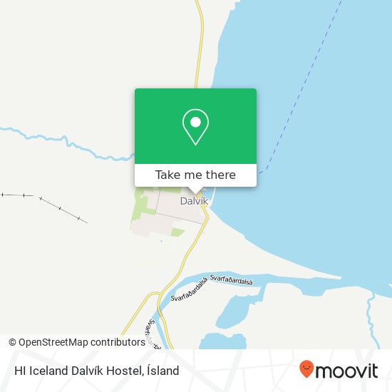 HI Iceland Dalvík Hostel map