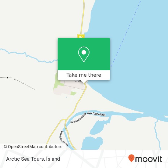 Arctic Sea Tours map