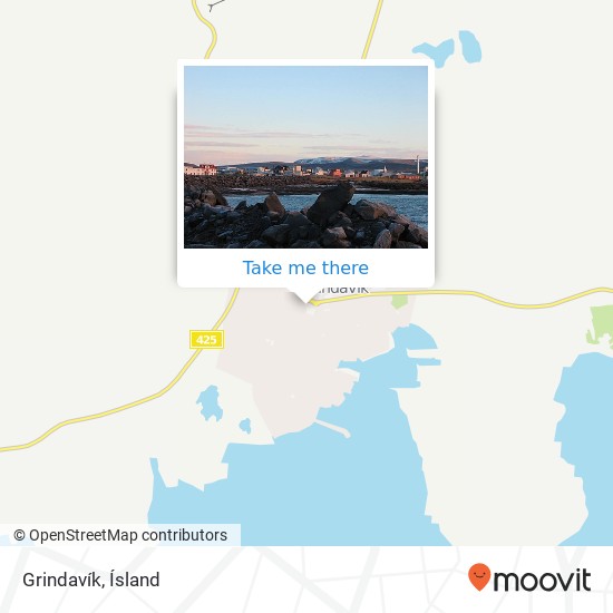 Grindavík map