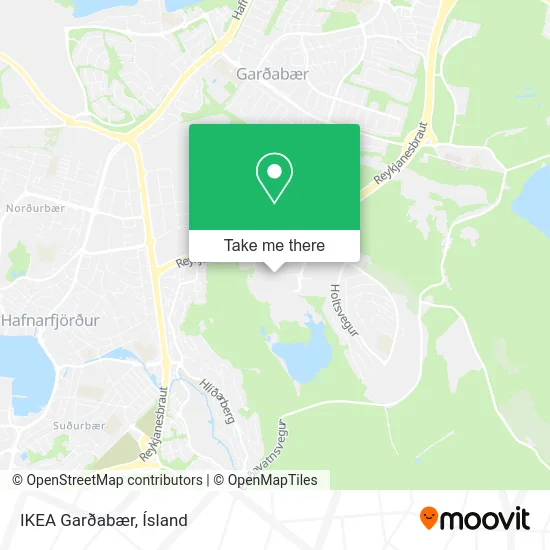 IKEA Garðabær map