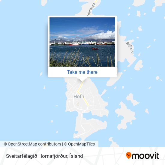Mapa Sveitarfélagið Hornafjörður