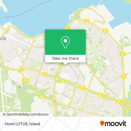 Hotel LOTUS map