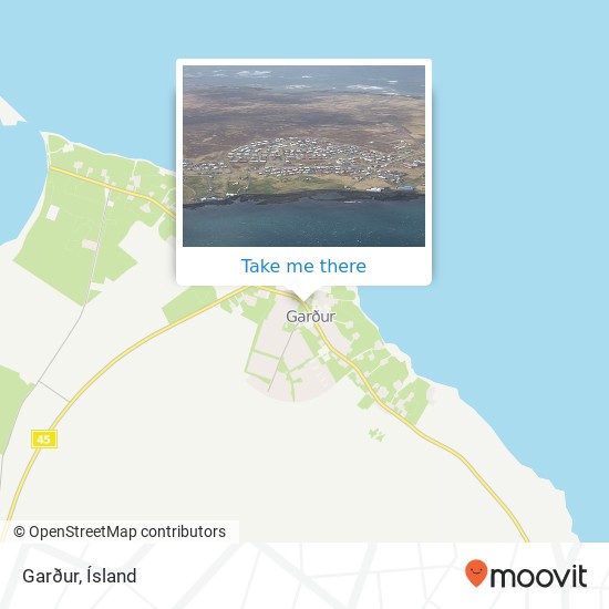 Mapa Garður