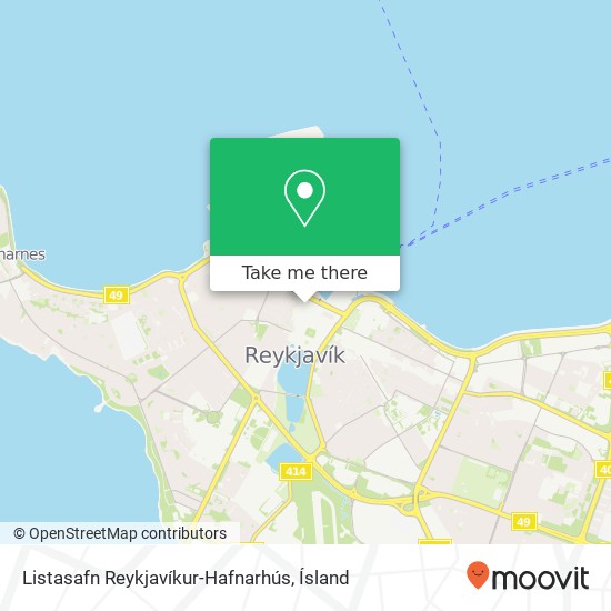 Mapa Listasafn Reykjavíkur-Hafnarhús