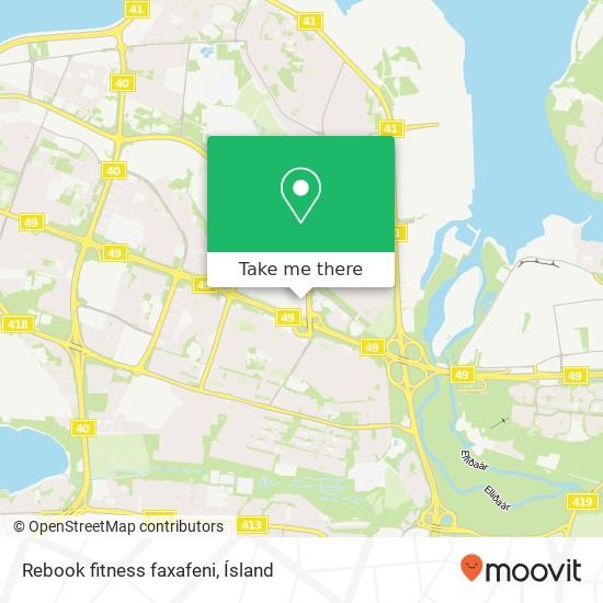 Rebook fitness faxafeni map