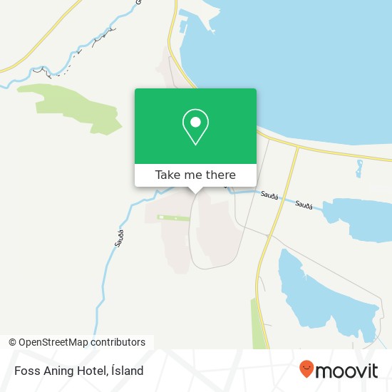 Mapa Foss Aning Hotel