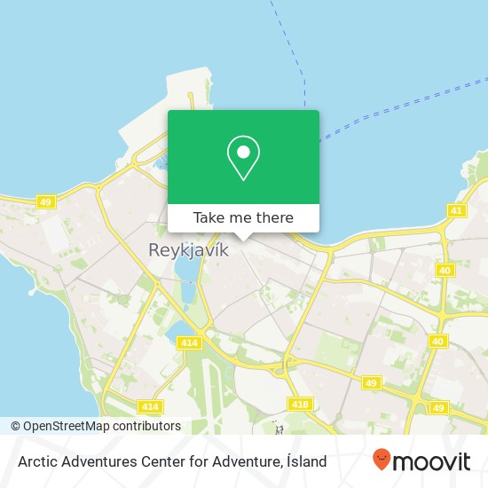 Arctic Adventures Center for Adventure map