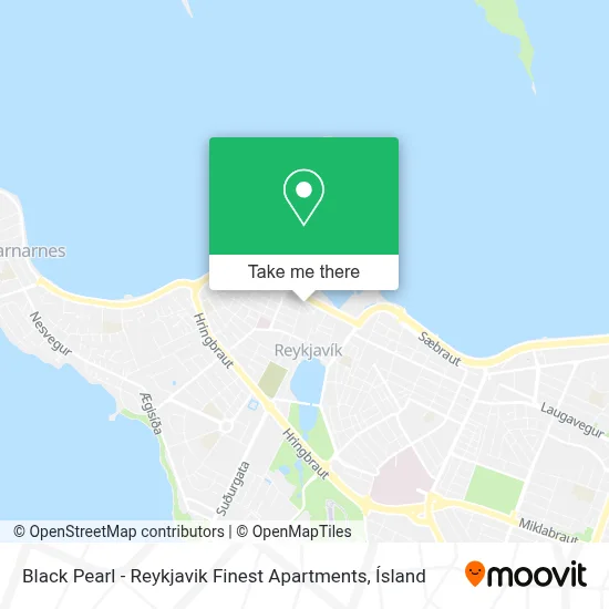 Black Pearl - Reykjavik Finest Apartments map
