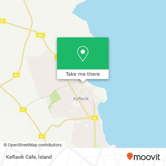 Keflavik Cafe map