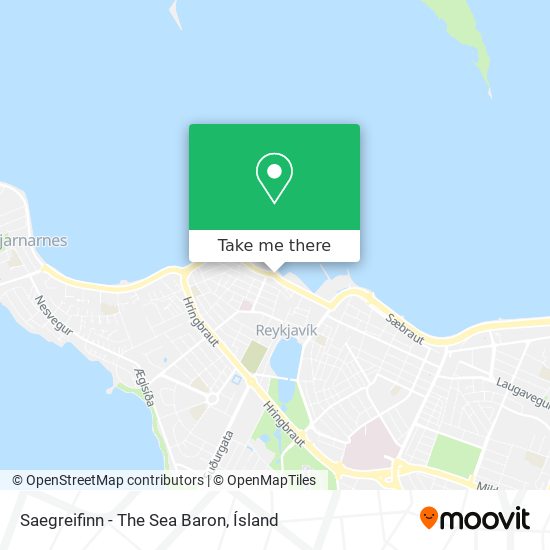 Saegreifinn - The Sea Baron map