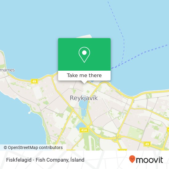 Fiskfelagid - Fish Company map