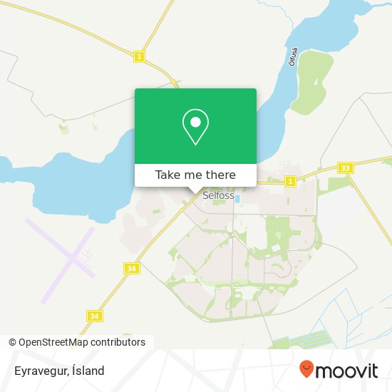Eyravegur map