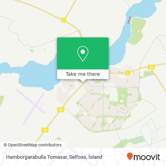 Hamborgarabulla Tomasar, Selfoss, 800 Sveitarfélagið Árborg map