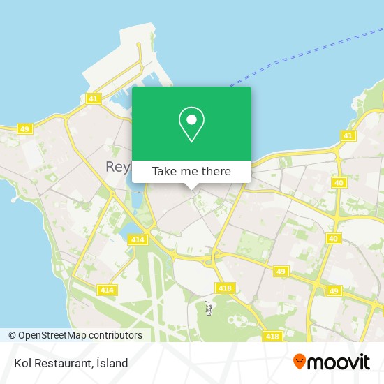 Kol Restaurant map