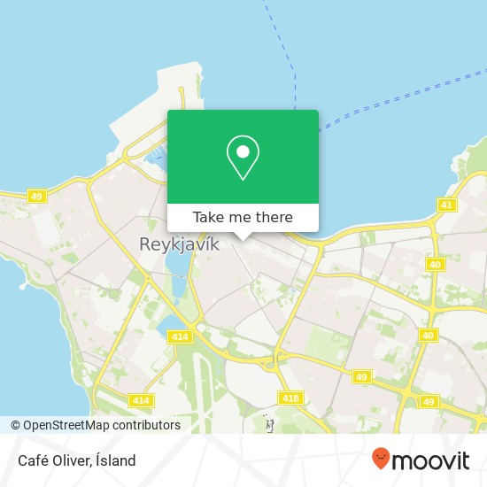 Mapa Café Oliver