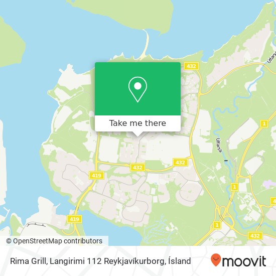 Rima Grill, Langirimi 112 Reykjavíkurborg map