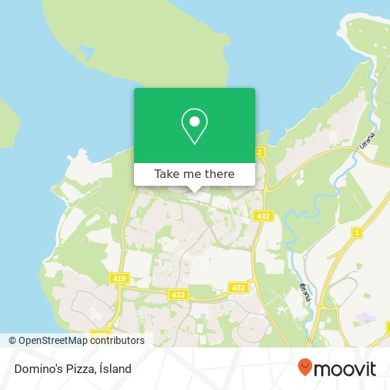 Mapa Domino's Pizza, Spöngin 17 112 Reykjavíkurborg