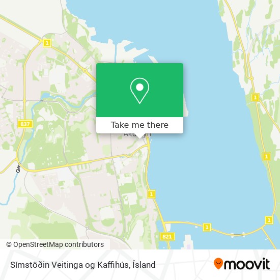 Símstöðin Veitinga og Kaffihús map