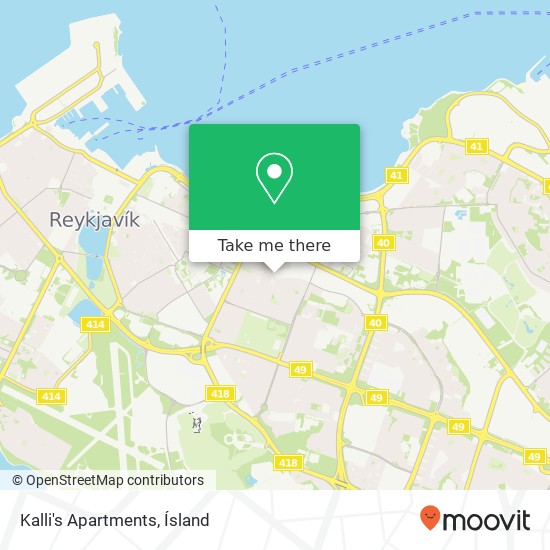 Mapa Kalli's Apartments