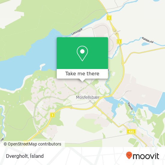 Dvergholt map