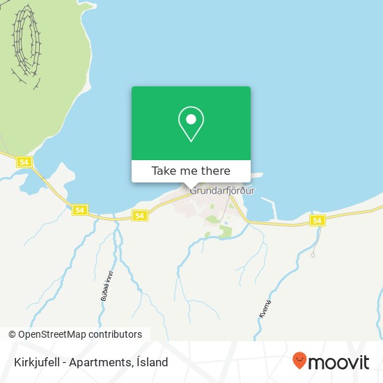 Kirkjufell - Apartments map