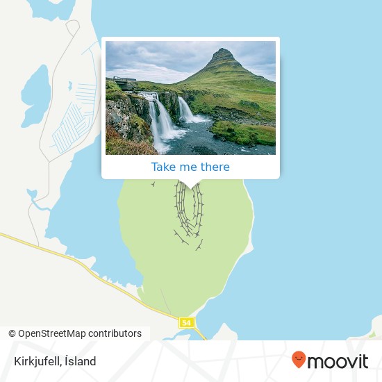 Kirkjufell map