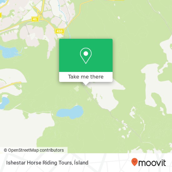 Ishestar Horse Riding Tours map