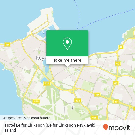 Hotel Leifur Eiriksson (Leifur Eiriksson Reykjavík) map