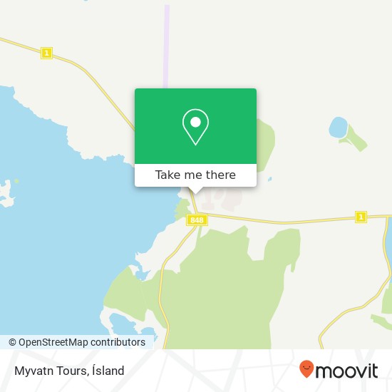 Myvatn Tours map