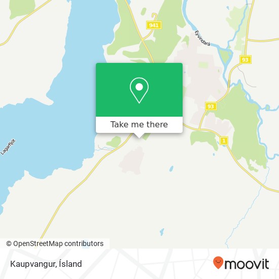 Kaupvangur map