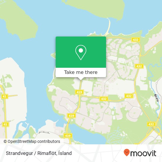 Strandvegur / Rimaflöt map