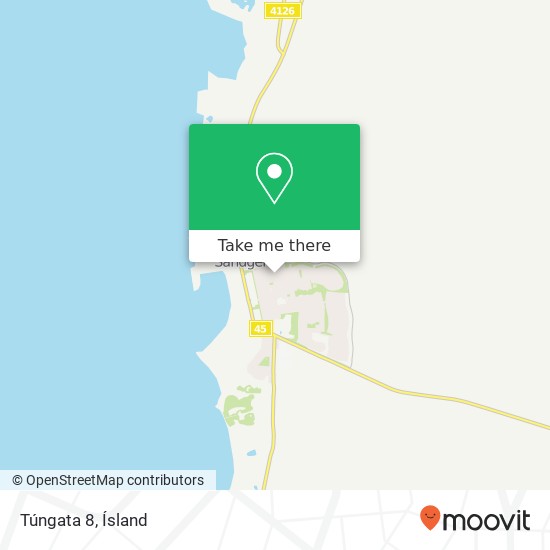 Túngata 8 map