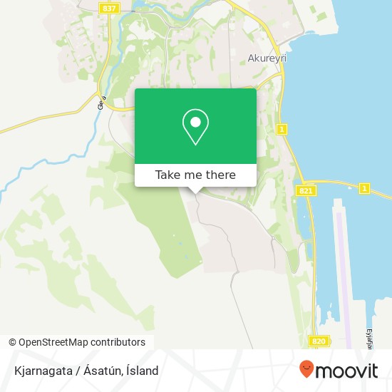 Kjarnagata / Ásatún map