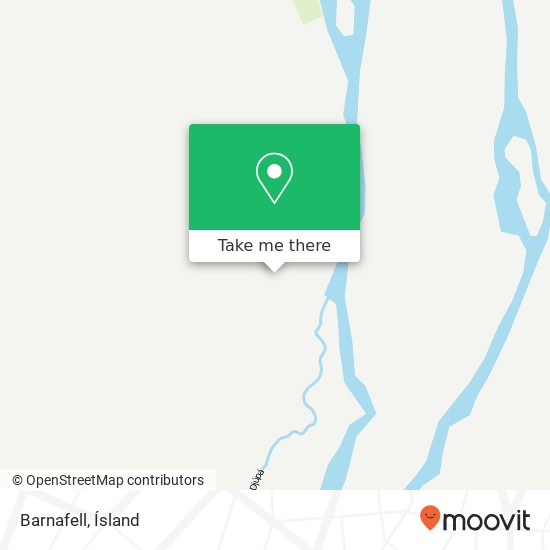Mapa Barnafell