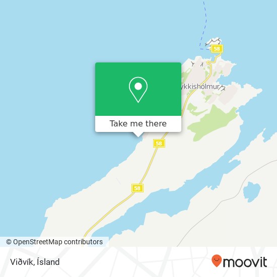 Viðvík map