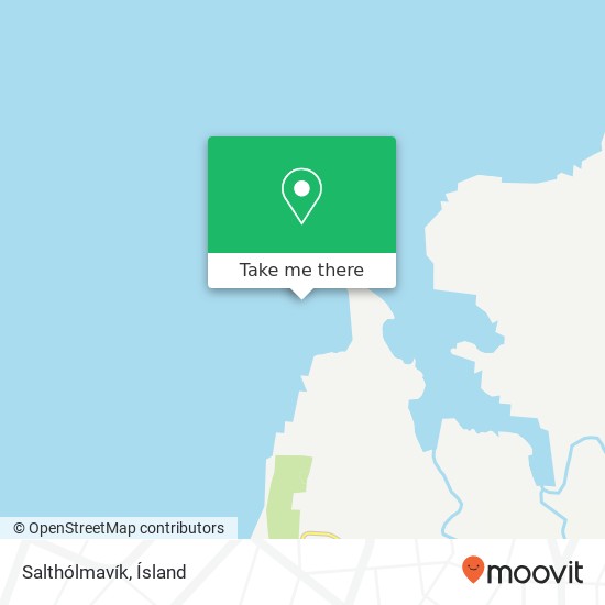 Mapa Salthólmavík