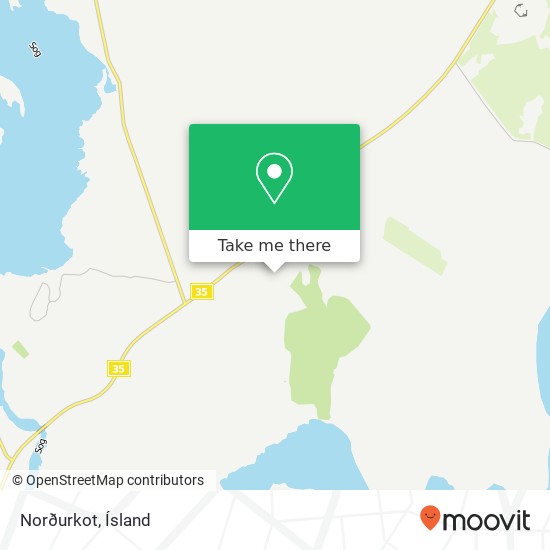 Norðurkot map