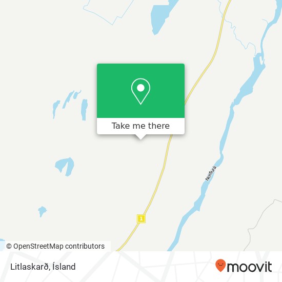 Litlaskarð map