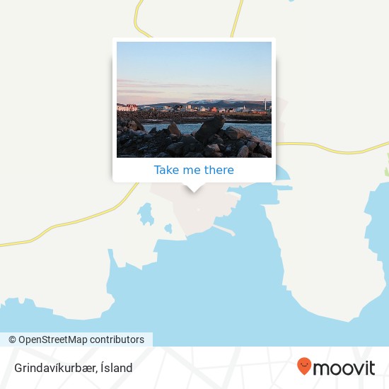 Mapa Grindavíkurbær