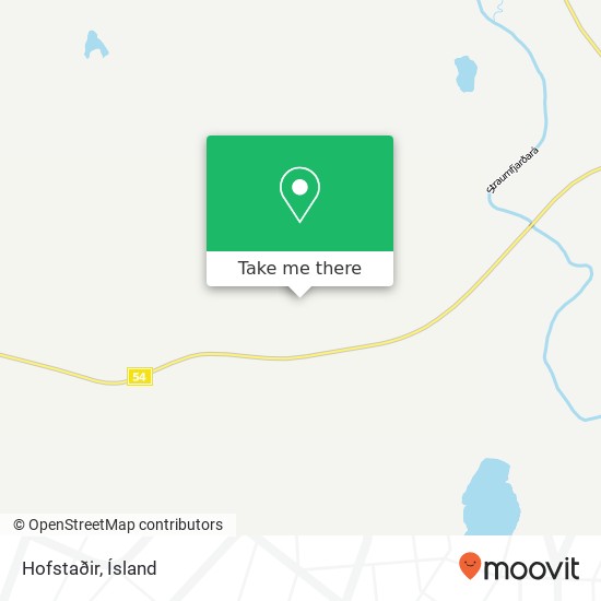 Hofstaðir map