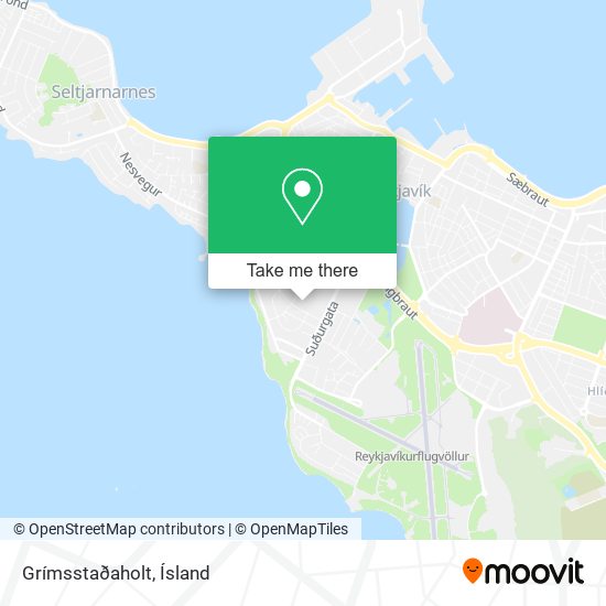 Grímsstaðaholt map