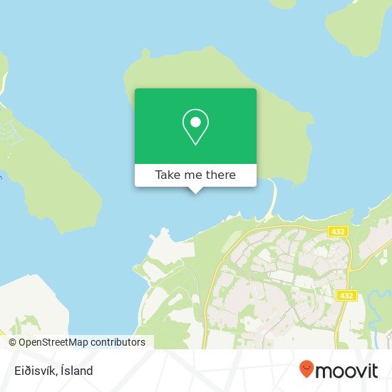 Eiðisvík map