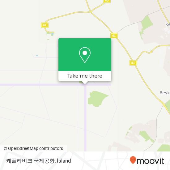 케플라비크 국제공항 map